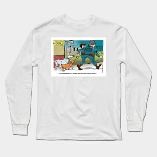 Bum Sniffing School. Long Sleeve T-Shirt